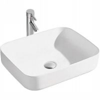 Раковина-чаша Sintesi 50 SIN-LVB-APP-409 Белая — фото 1, Раковины накладные