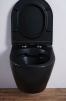 Товар: Унитаз Esbano Azalea ESUPAZALBM подвесной Черный матовый с сиденьем Микролифт - фото 8 Унитаз Esbano Azalea ESUPAZALBM подвесной Черный матовый с сиденьем Микролифт — фото 8, Подвесные унитазы