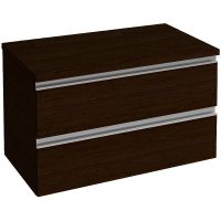 Тумба Jacob Delafon Vox 80 EB2061-RA-E15 подвесная Черное дерево — фото 1, Комоды и тумбы для ванной комнаты