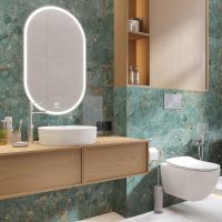 Зеркало Laparet Electra 55 electra.55*90 с подсветкой с сенсорным выключателем и подогревом — фото 5, Мебель для ванной