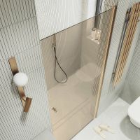 Товар: Душевая дверь Maybah Glass MGD-810-2 900x1980 на монопетле Бронза стекло бронзовое - фото 4 Душевая дверь Maybah Glass MGD-810-2 900x1980 на монопетле Бронза стекло бронзовое — фото 4, Душевые двери в нишу