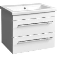 Тумба под раковину Stella Polar Ванесса 50 SP-00000236 подвесная Белая — фото 1, Тумбы под раковину