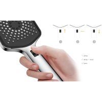 Ручной душ Vincea Inspire VSHN-3I4HGM Вороненая сталь — фото 4, Лейки для душа