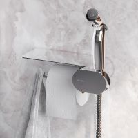 Унитаз компакт AM.PM Inspire CK50C1704W с гигиеническим душем и ершиком с бачком и сиденьем Микролифт — фото 25, Напольные унитазы