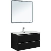 Товар: Тумба под раковину Aquanet Вега 90 329598 подвесная Черная - фото 8 Тумба под раковину Aquanet Вега 90 329598 подвесная Черная — фото 8, Тумбы под раковину