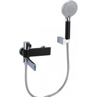 Смеситель для ванны Gappo G81 G3281 Черный матовый Хром — фото 1, Смеситель для ванны