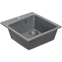 Кухонная мойка Aquaton Парма 47 1A713032PM230 Серая — фото 2, Кухонные мойки