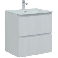 Тумба под раковину Aquanet Джейн 60 335422 подвесная Белая матовая — фото 1, Мебель для ванной