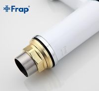 Товар: Смеситель для раковины Frap H41 F1041 Белый Хром - фото 3 Смеситель для раковины Frap H41 F1041 Белый Хром — фото 3, Смесители