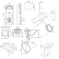 Товар: Комплект унитаза с инсталляцией AM.PM Inspire V2.0 CK50GG Черный матовый с сиденьем Микролифт с Черной глянцевой клавишей смыва с гигиеническим душем и аксессуарами для ванной комнаты - фото 40 Комплект унитаза с инсталляцией AM.PM Inspire V2.0 CK50GG Черный матовый с сиденьем Микролифт с Черной глянцевой клавишей смыва с гигиеническим душем и аксессуарами для ванной комнаты — фото 40, Комплекты унитаз + инсталляция