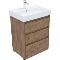 Товар: Тумба под раковину Aquanet Nova Lite 60 Дуб рустикальный арт-302471 - фото 2 Тумба под раковину Aquanet Nova Lite 60 Дуб рустикальный арт-302471 — фото 2, Тумбы под раковину