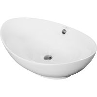 Раковина-чаша WellWant 59 WWRD1254W Белая — фото 3, Раковины накладные