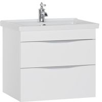 Тумба под раковину Aquanet Эвора 70 184307 подвесная Белая — фото 1, Тумбы под раковину