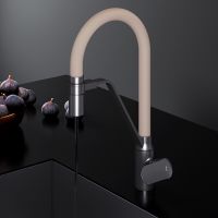 Смеситель для кухни AM.PM Like Черный матовый Бежевый арт-F8007826 — фото 9, Смесители для кухни