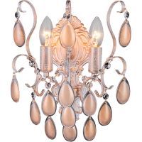 Настенный светильник Crystal Lux Sevilia AP2 Gold Белый Золото — фото 1, Светильники