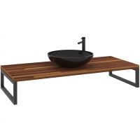 Консоль под раковину Orka Kestel 120 3001042 Орех — фото 1, Консоли для раковины