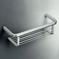 Полка корзина Colombo Design Lulu B6232.CR Хром — фото 3, Полки для ванной и душа