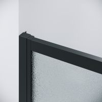 Душевой уголок Grossman Cosmo 100х90 120.K33.02.1090.21.02 профиль Черный матовый стекло шиншилла — фото 8, Прямоугольные душевые уголки
