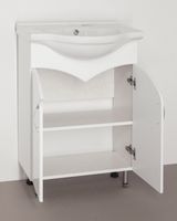 Тумба под раковину Style Line Эко Стандарт 15 Байкал 60 Белый глянец арт-ЛС-00000259 — фото 4, Тумбы под раковину