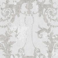 Обои AS Creation History of Art 37648-1 Винил на флизелине (0,53*10,05) Серый, Дамаск — фото 1, Обои для стен
