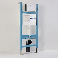 Инсталляция Olive's M48010-PR412W для унитаза с  Белой матовой клавишей смыва — фото 1, Инсталляции для унитазов