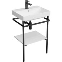 Консоль под раковину Kerama Marazzi Pro 55 PRO.55.01\BLK.M Черная матовая — фото 1, Консоли для раковины