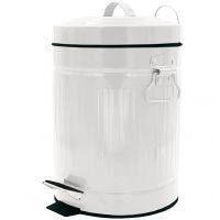 Ведро для мусора Ridder Pumba 2149601 Белое — фото 1, Мусорные ведра
