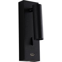 Настенный светильник Crystal Lux CLT 210W USB BL Черный — фото 2, Светильники