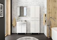 Шкаф пенал Onika Модерн 60.10 406002 Белый — фото 2, Мебель для ванной