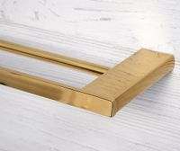 Товар: Полотенцедержатель WasserKRAFT Sauer K-7940 двойной Золото - фото 4 Полотенцедержатель WasserKRAFT Sauer K-7940 двойной Золото — фото 4, Полотенцедержатели