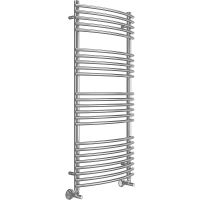 Водяной полотенцесушитель Terminus Марио П24 500х1200 4670078530752 Хром, нижнее подключение, G 1/2" ВР, с комплектом вентилей — фото 1, Водяные полотенцесушители