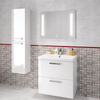 Товар: Зеркало Cersanit Led 020 Base 80 KN-LU-LED020*80-b-Os с подсветкой с диммером - фото 4 Зеркало Cersanit Led 020 Base 80 KN-LU-LED020*80-b-Os с подсветкой с диммером — фото 4, Зеркала в ванную комнату