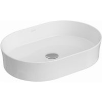 Раковина-чаша Berges Ego SL 55 181012 Белая глянцевая — фото 1, Раковины накладные