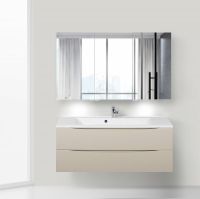 Зеркальный шкаф BelBagno 120 SPC-3A-DL-BL-1200 с подсветкой Сатин — фото 8, Мебель для ванной