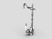 Смеситель для кухни GPD Retro MTE180 Хром — фото 3, Смесители