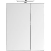 Зеркальный шкаф Aquanet Йорк 70 202088 Белый — фото 3, Зеркальные шкафы в ванную