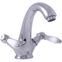 Смеситель для раковины Rav Slezak Morava retro MK528.5 Хром — фото 1, Смесители