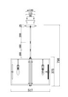 Товар: Люстра Maytoni Modern Marmo MOD099PL-06G Белая Золото - фото 4 Люстра Maytoni Modern Marmo MOD099PL-06G Белая Золото — фото 4, Люстры