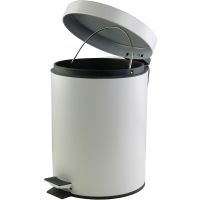 Ведро для мусора Veragio Gifortes 32142 Белое матовое — фото 2, Мусорные ведра