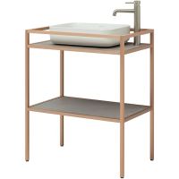 Товар: Консоль под раковину Allen Brau Liberty 75 1.33002.60 Медь браш - фото 3 Консоль под раковину Allen Brau Liberty 75 1.33002.60 Медь браш — фото 3, Мебель для ванной