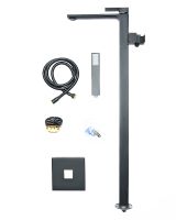 Товар: Смеситель для ванны Orange Lutz M04-336b Черный матовый - фото 5 Смеситель для ванны Orange Lutz M04-336b Черный матовый — фото 5, Смесители