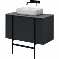 Тумба под раковину Allen Brau Reality 90 1.32006.AM подвесная Антрацит матовый — фото 19, Тумбы под раковину