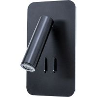 Настенный светильник Artelamp Electra A8233AP-1BK Черный — фото 1, Светильники