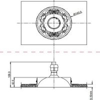 Товар: Встраиваемый светильник Maytoni Downlight Gyps Classic DL278-1-01-W Белый - фото 2 Встраиваемый светильник Maytoni Downlight Gyps Classic DL278-1-01-W Белый — фото 2, Точечные светильники