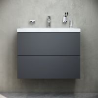 Тумба под раковину AM.PM Gem 75 M90FHX07522GM подвесная Графит матовый — фото 8, Мебель для ванной