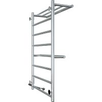 Электрический полотенцесушитель Laris Лавина П9 500x800 R 73207651 с полкой Хром — фото 6, Электрические полотенцесушители