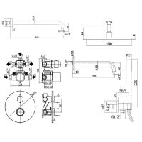 Товар: Душевая система Paffoni Light KITLIQ019NO046KING с термостатом Черная матовая - фото 10 Душевая система Paffoni Light KITLIQ019NO046KING с термостатом Черная матовая — фото 10, Встраиваемые душевые комплекты