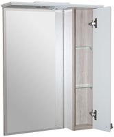 Товар: Зеркало со шкафом Mixline Версаль 62 R 534184 с подсветкой Белое дерево - фото 3 Зеркало со шкафом Mixline Версаль 62 R 534184 с подсветкой Белое дерево — фото 3, Мебель для ванной