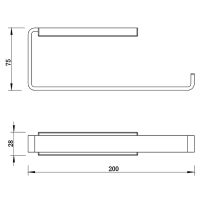 Товар: Полотенцедержатель Whitecross Cubo gunmetal CU2456GM Оружейная сталь - фото 2 Полотенцедержатель Whitecross Cubo gunmetal CU2456GM Оружейная сталь — фото 2, Полотенцедержатели
