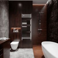 Товар: Водяной полотенцесушитель Terminus Тоскана П23 500х1400 4670078530899 Хром, нижнее подключение, G 1/2" ВР, с комплектом вентилей - фото 3 Водяной полотенцесушитель Terminus Тоскана П23 500х1400 4670078530899 Хром, нижнее подключение, G 1/2" ВР, с комплектом вентилей — фото 3, Водяные полотенцесушители